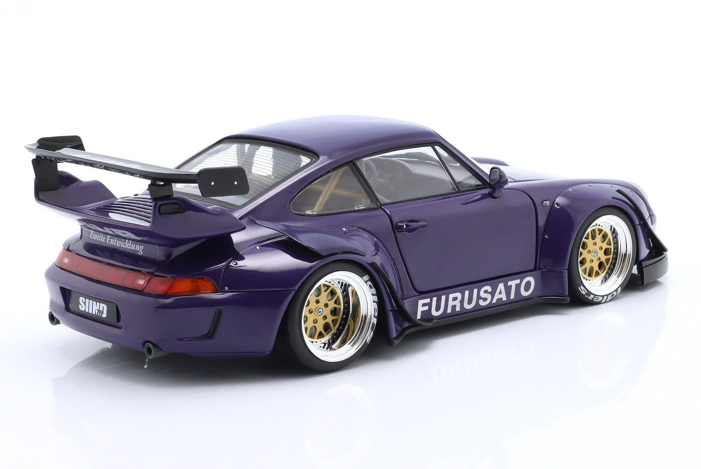 1/18 - PORSCHE - 911 993 RWB RAUH-WELT FUROSATO COUPE 1995 - PURPLE - WERK83