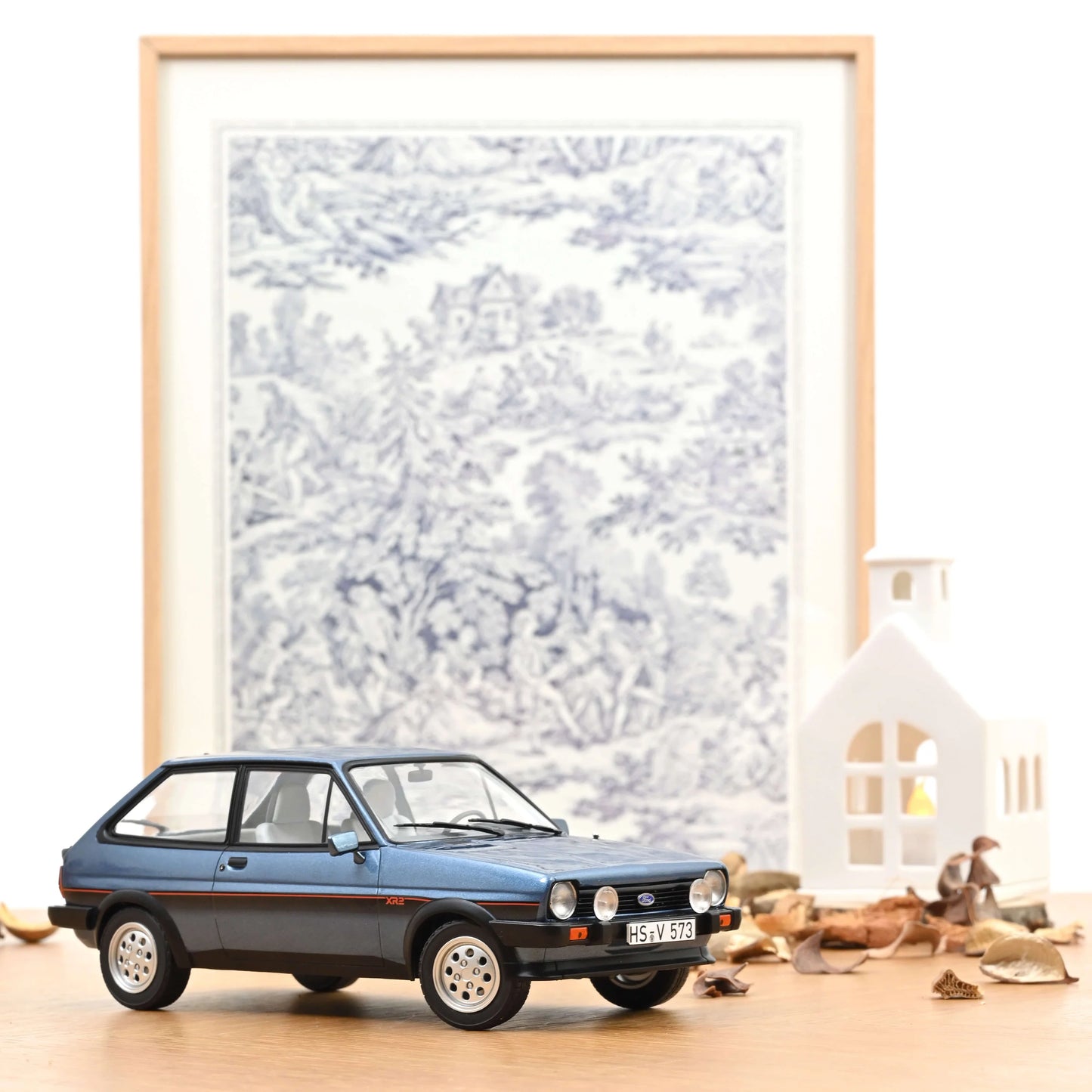 1/18 - 1981 Ford Fiesta XR2 - Blue Metallic - 182744 - Norev