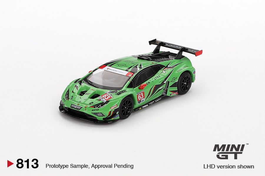 1/64 - LAMBORGHINI HURACAN GT3 EVO2 NO.63 IRON LYNX IMSA 2023 DAYTONA 24 HRS (LHD)) - MGT00813-L