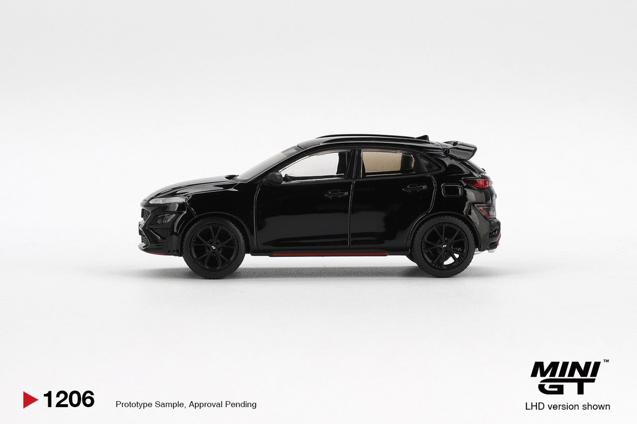 1/64 - Hyundai KONA N Phantom Black - MiniGT - MGT01206-L