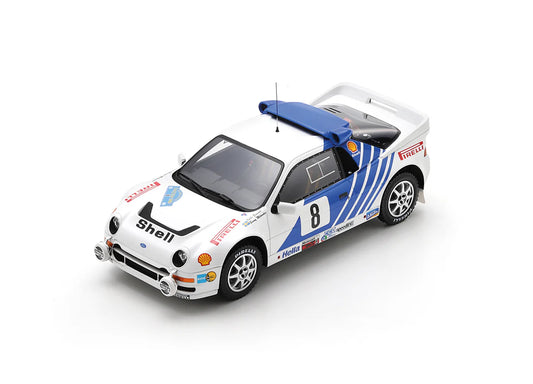 1/18 - Ford RS200 #8 3rd Swedish Rally 1986 K. Grundel/B. Melander - Spark - SPA 18S779