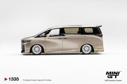 1/64 TOYOTA VELLFIRE 40 KUHL GOLD METALLIC - Mini GT - MGT01335