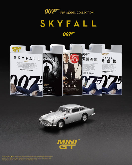 1/64 ASTON MARTIN DB5 SKYFALL (RHD) ENGLISH BLISTER PACKAGING  - MGT00913-007E