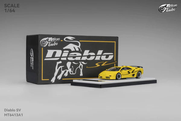 1/64 - Custom Diablo SV - Metallic Yellow - Micro Turbo - MT6413A1