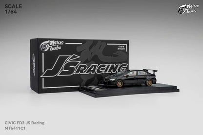 1/64 Custom FD2 J’S Racing, metallic black - Micro Turbo - MT6411C1
