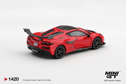 1/64 CHEVROLET CORVETTE ZR1 TORCH RED (LHD) - Mini GT - MGT01420  ***Pre Order***
