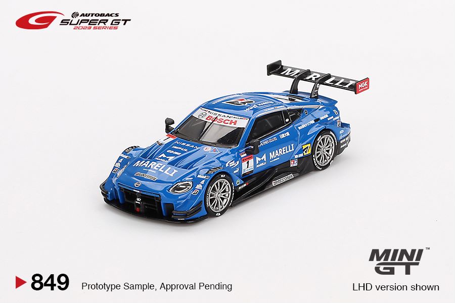 1/64 Nissan Z GT500 #1 "MARELLI IMPUL Z" TEAM IMPUL 2023 SUPER GT SERIES - MGT00849-BL