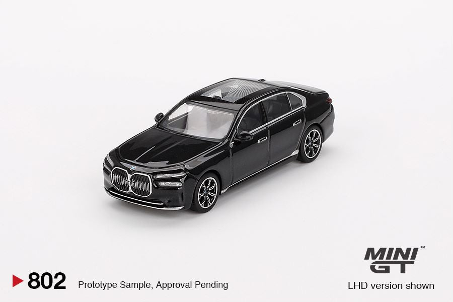 1/64 BMW I7 EDRIVE50 BLACK SAPPHIRE (RHD) - MGT00802-R