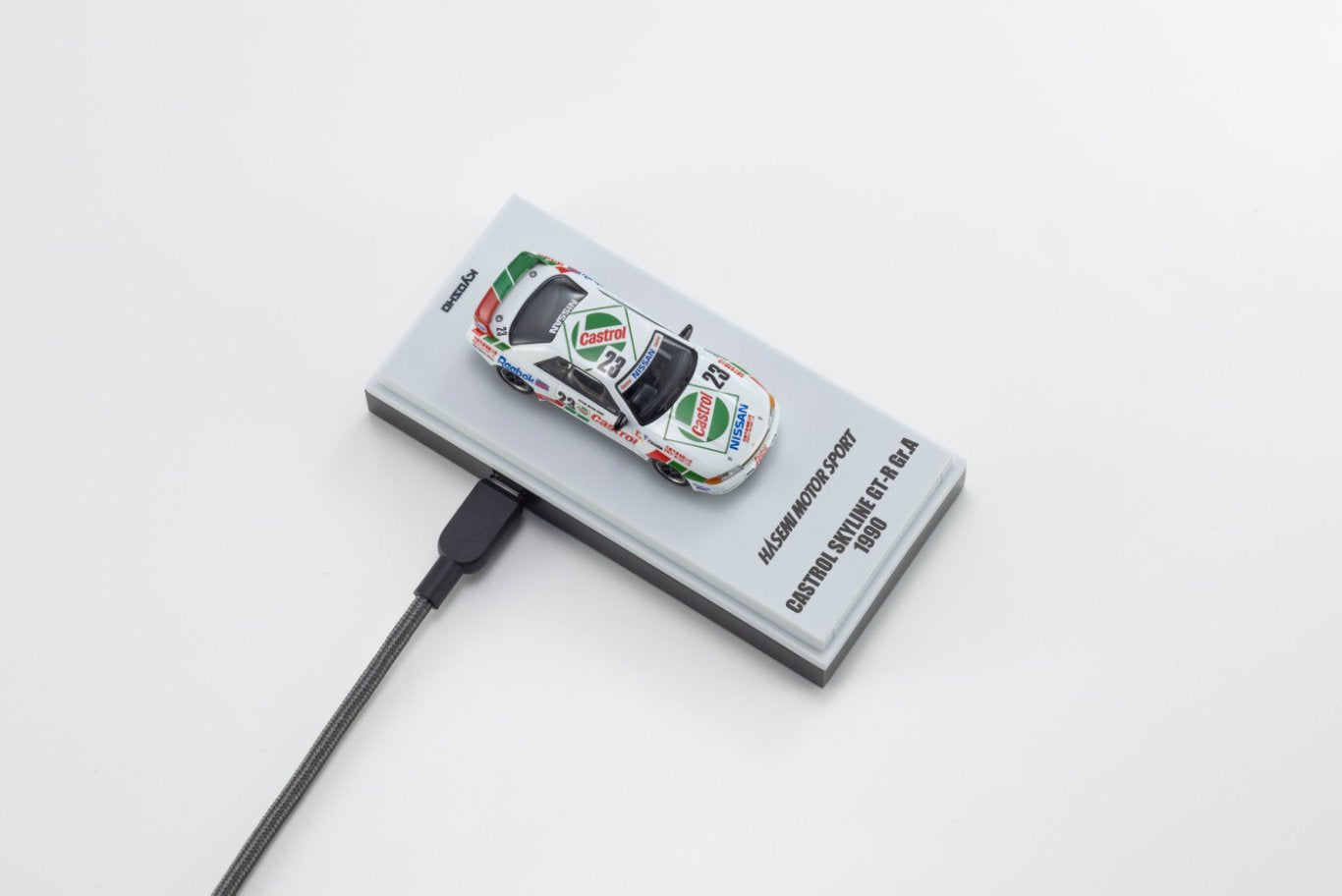 1/64 Castrol Skyline GT-R(R32) Gr.A 1990 #23  with LED  - Kyosho - 07012LC