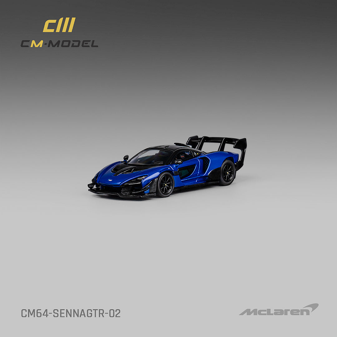 1:64 Mclaren Senna GTR Metallic blue GTR - CM64- SennaGTR-02