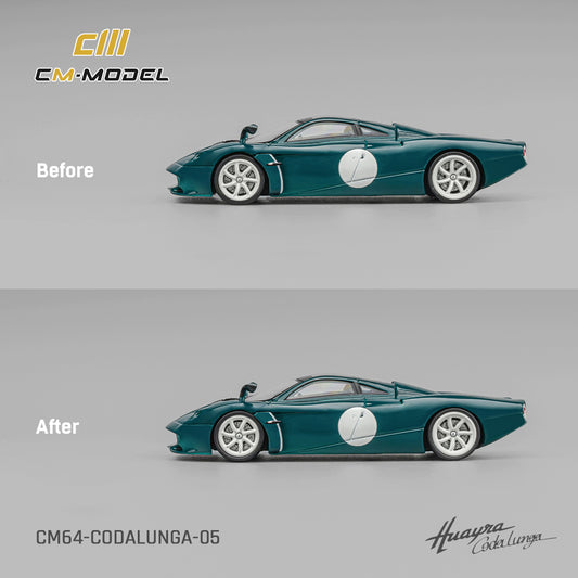 1/64 Pagani Codalunga Green - CM Models - CM64-CODALUNGA-05