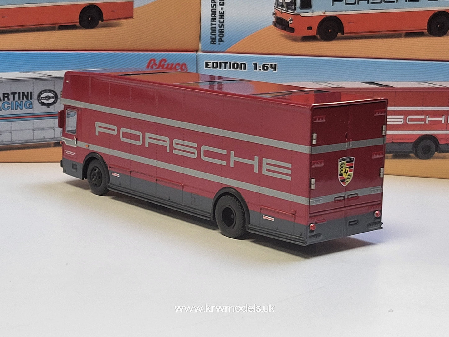 1/64 Mercedes Benz Racing Transport *Porsche*, red - schuco20261