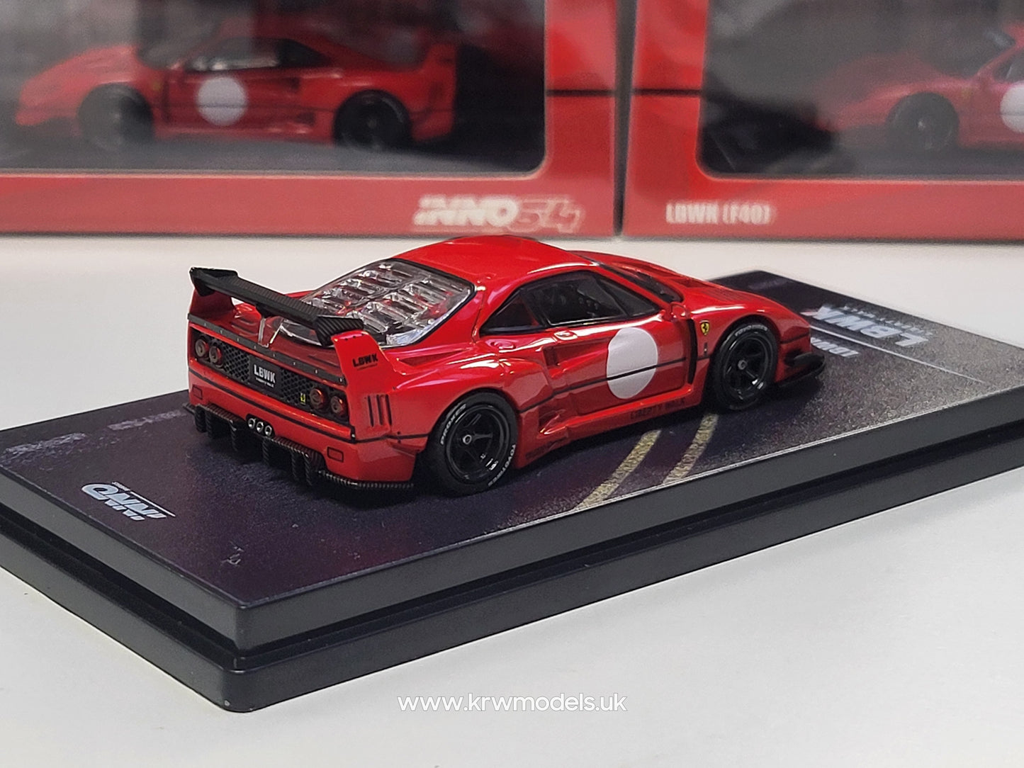 1/64 Ferrari lbwk f40, red - in64F40LBWKred