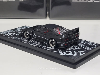 1:64 LBWK Ferrari F40, black/white - in64LBWKF40-HKTS23