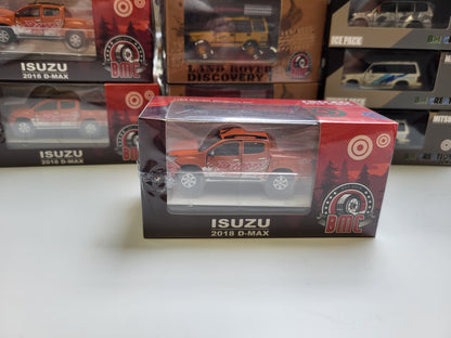 1/64 2018 Isuzu D-Max pick-up with decal and accessory pack - BM Creations - BM64B0285