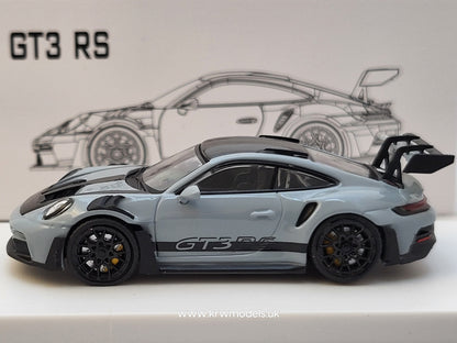 1/64 Porsche 911 GT3 RS - Grey - Solo Models