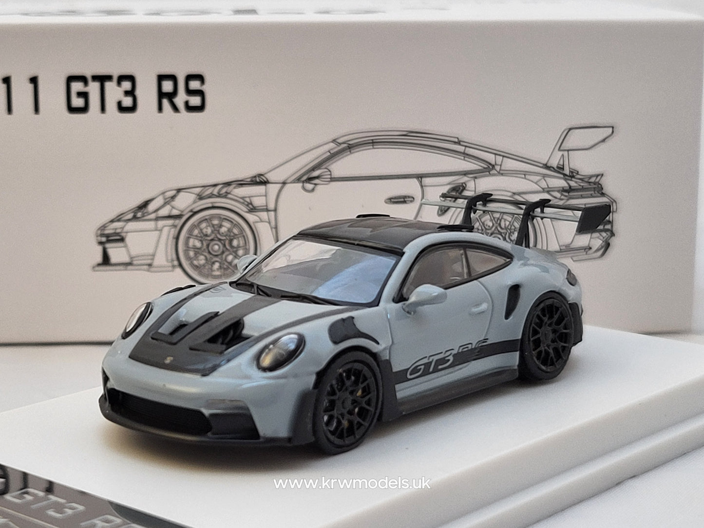 1/64 Porsche 911 GT3 RS - Grey - Solo Models