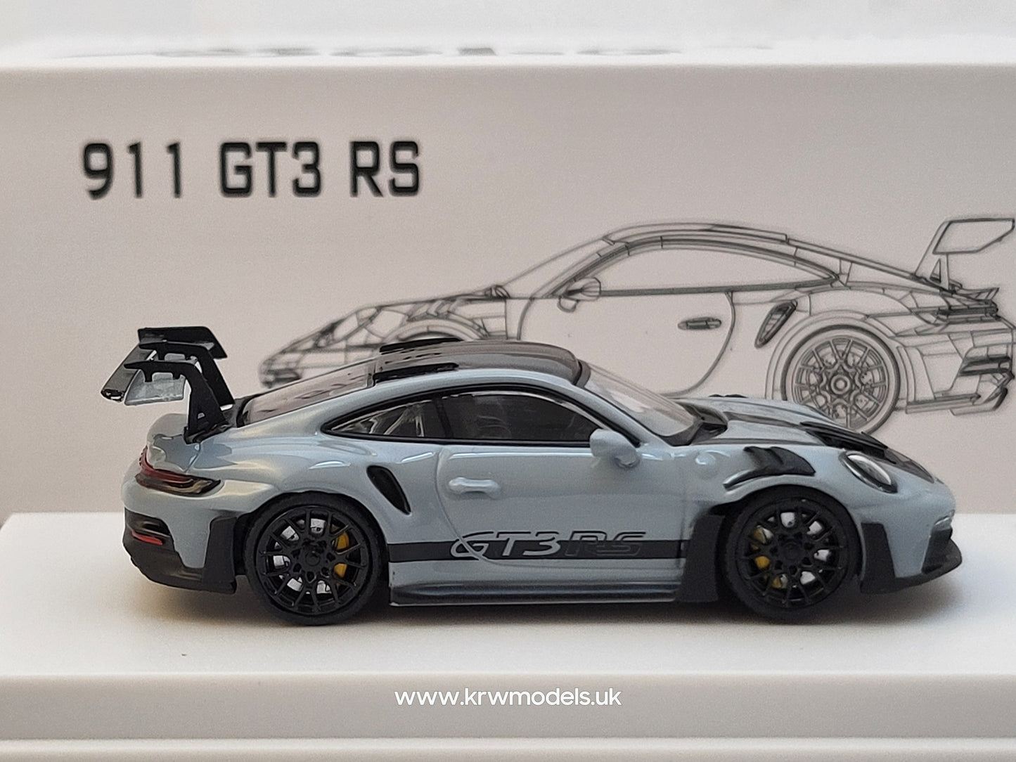 1/64 Porsche 911 GT3 RS - Grey - Solo Models