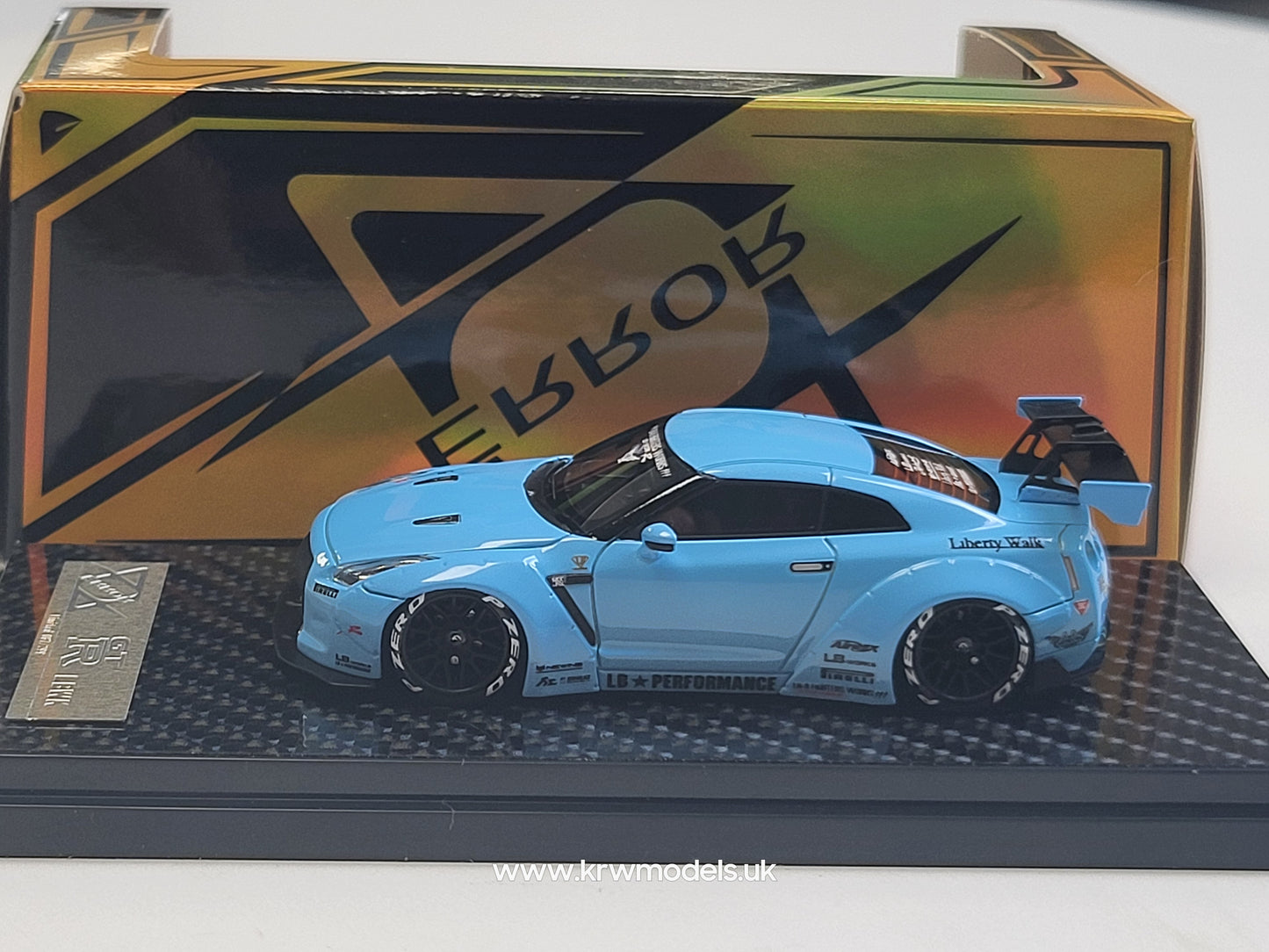 1/64 GTR R35 LB Performance - Error404 - Resin Matt Blue