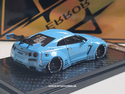 1/64 GTR R35 LB Performance - Error404 - Resin Matt Blue