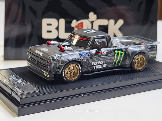 1/64 1977 F-150 Hoonitruck TIANMEN Black Claw - Street Warrior