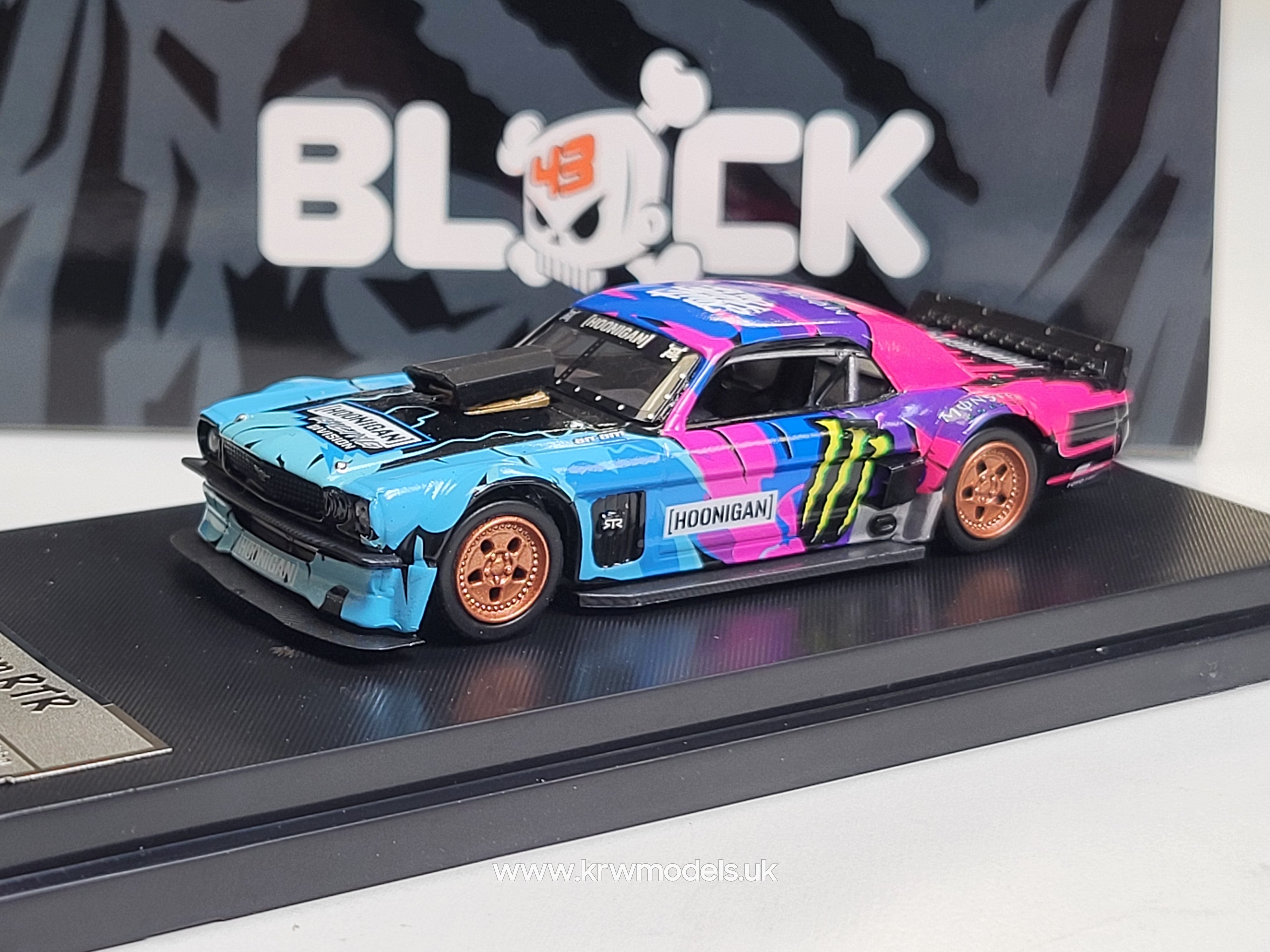 1 64 1965 Mustang Hoonicorn RTR Los Angeles Phantom Claw Street Warr KRW Models