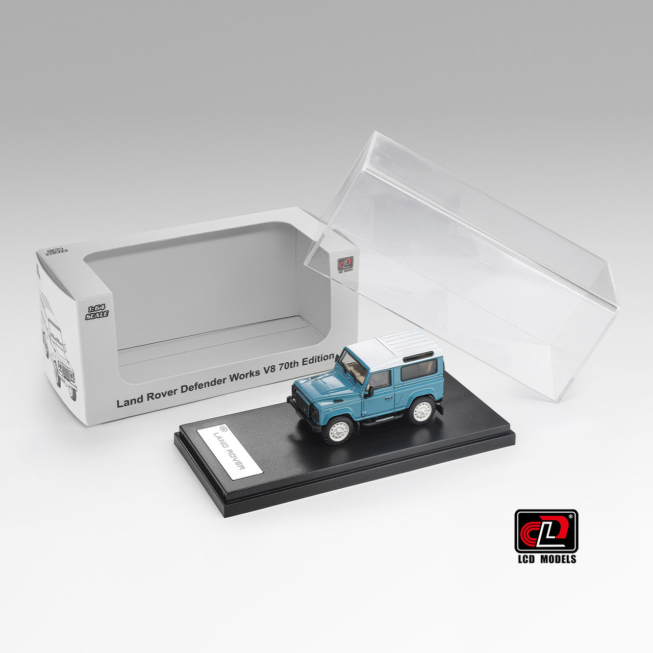 1/64 Land Rover Defender V8 - LCD Models - 3 colour options **Pre Order**