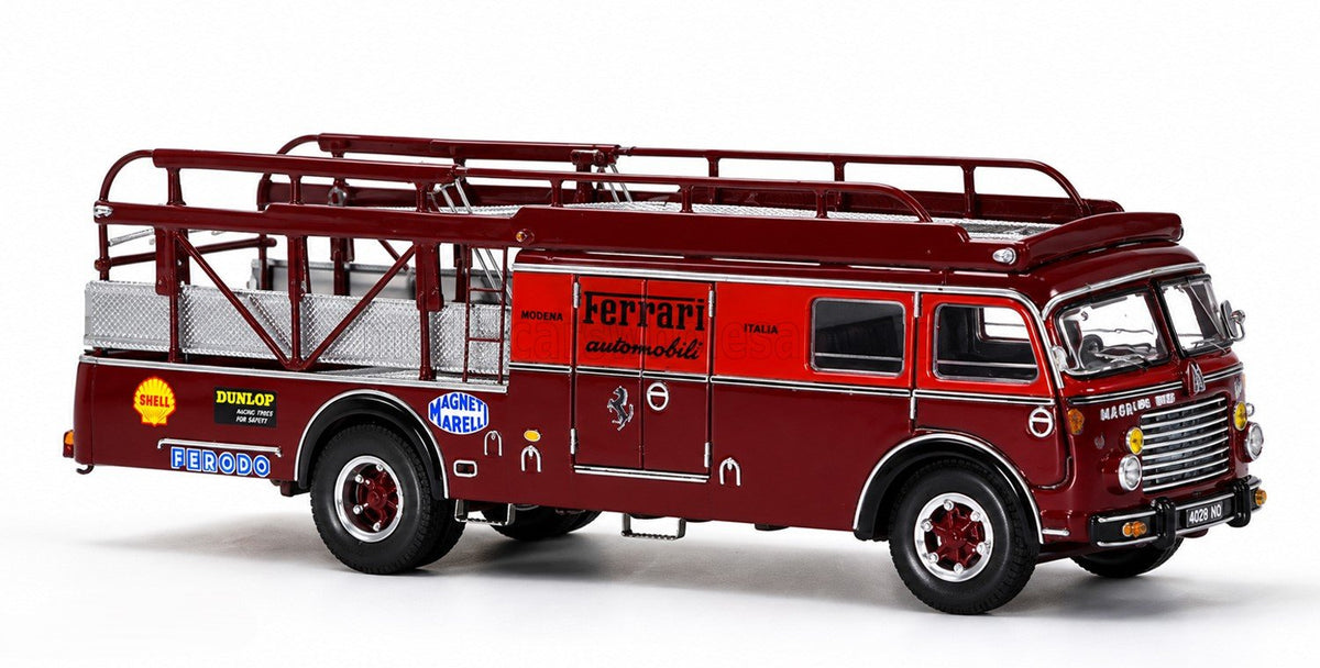 1/64 - Fiat 642RN2 TRUCK BARTOLETTI F1 FERRARI CAR TRANSPORTER 1957 - RED BORDEAUX - CMC - M331 -  *** Pre Order ***