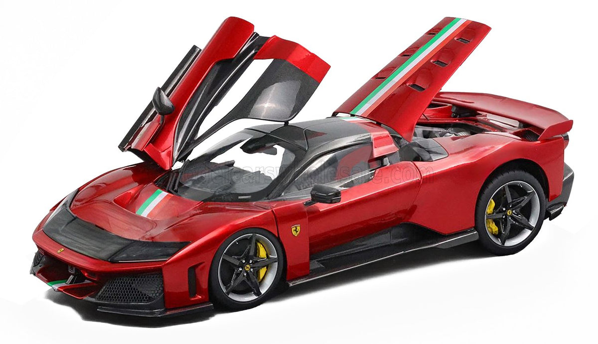 1/64 F80 ITALIAN FLAG LIVERY 2024 - SILVER BLACK WHEELS - BBR Models x AR Box - BBR6401H1 ***Pre Order***