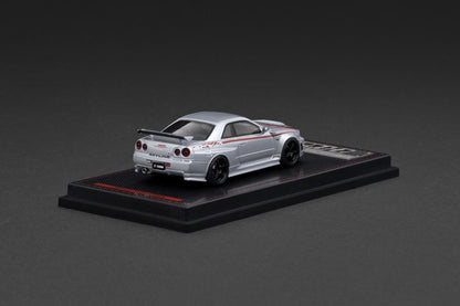 1/64 Nismo R34 GT-R Z-tune Silver - Ignition Models - IG3840