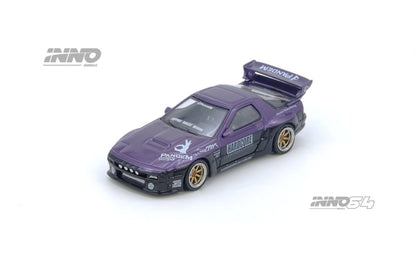 1/64 MAZDA RX7 (FC3S) "PANDEM ROCKET BUNNY" Purple - Inno64 - IN64-RX7FCP-PB