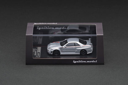 1/64 Nismo R34 GT-R Z-tune Silver - Ignition Models - IG3840