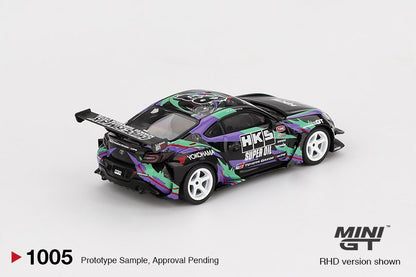 1/64 TOYOTA GR86 HKS TYPE R 2022 TOKYO AUTO SALON (RHD) BLISTER PACKAGING - MGT01005-BL