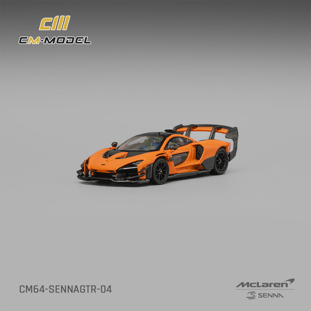 1/64 Mclaren Senna GTR  Papaya orange GTR  - CM Models - CM64-SennaGTR-04