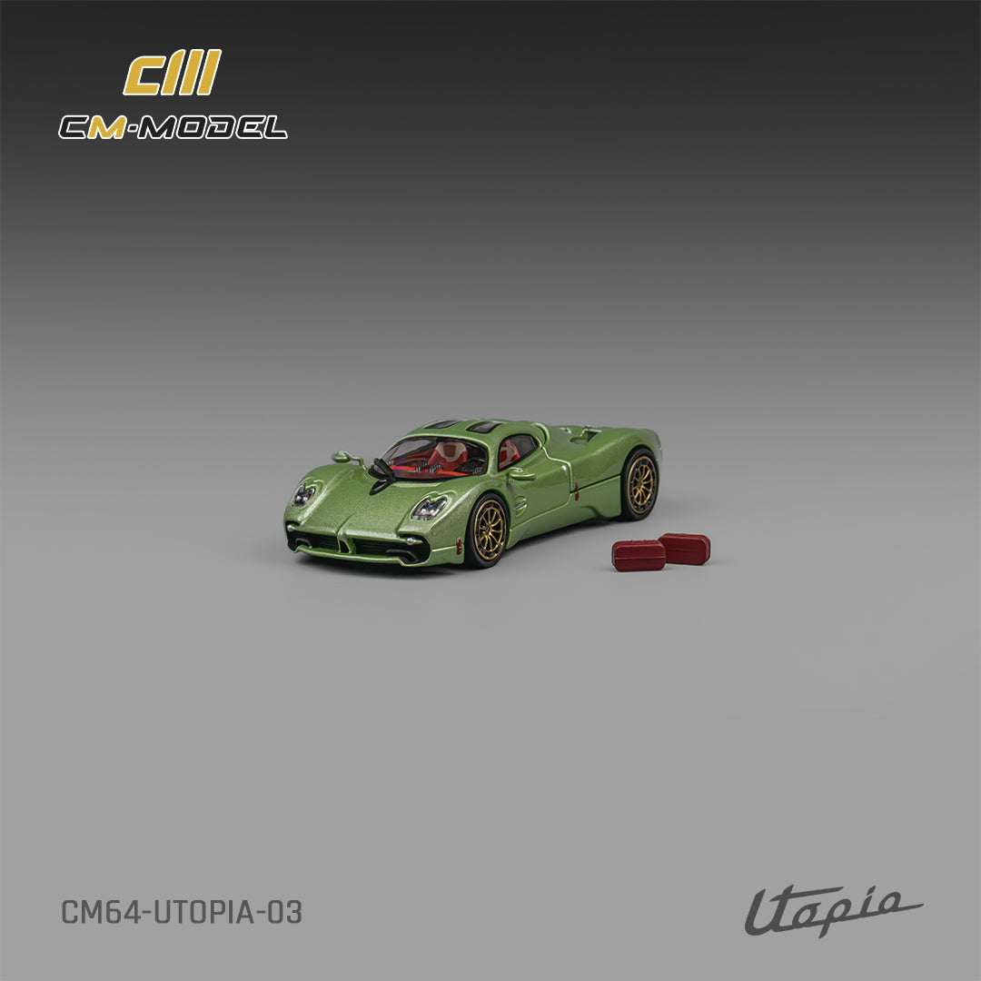 1:64 Pagani Utopia (Metallic green) -  CM Models - CM64-Utopia-03