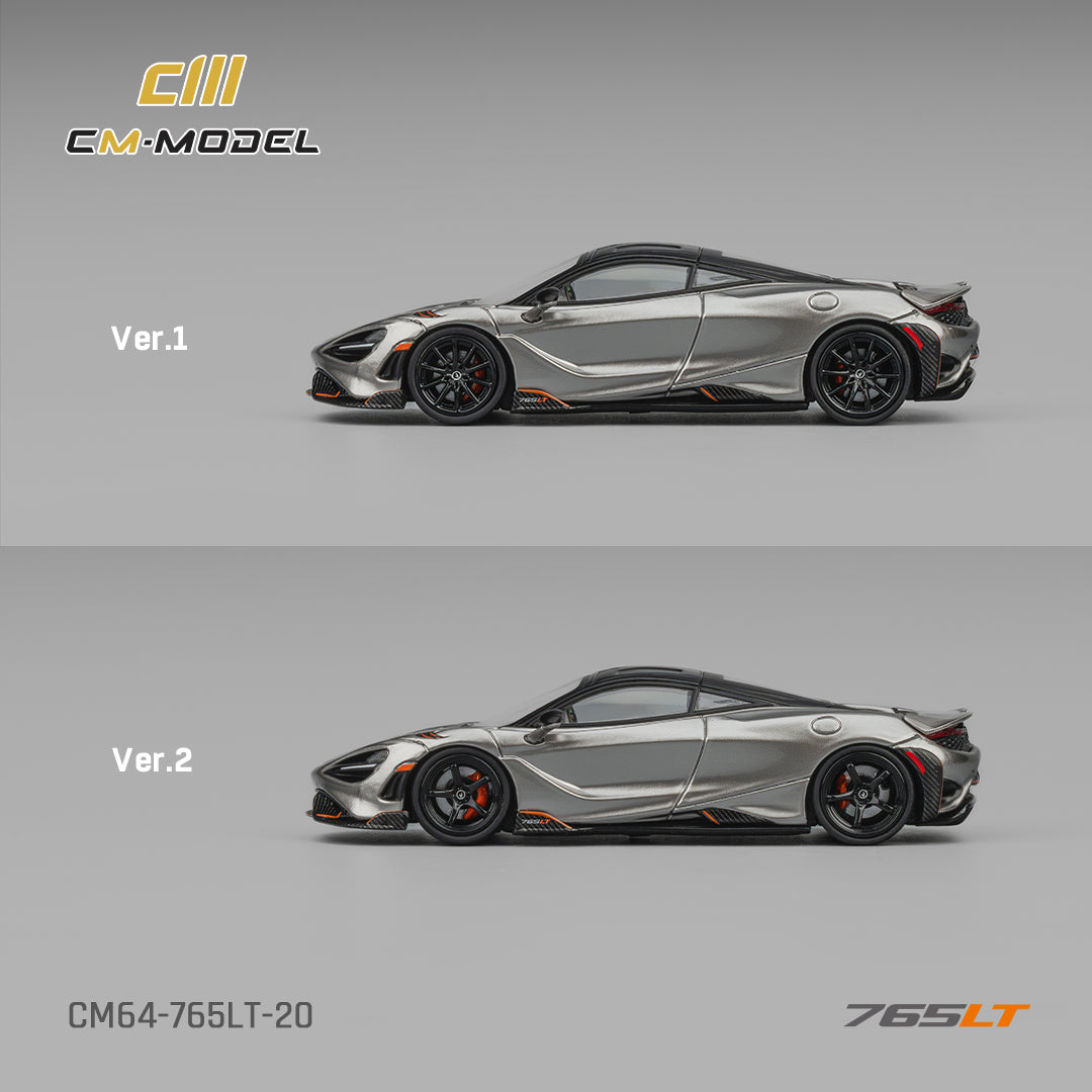 1/64 Mclaren 765LT Silver Gray 765LT  - CM Models - CM64-765LT-20