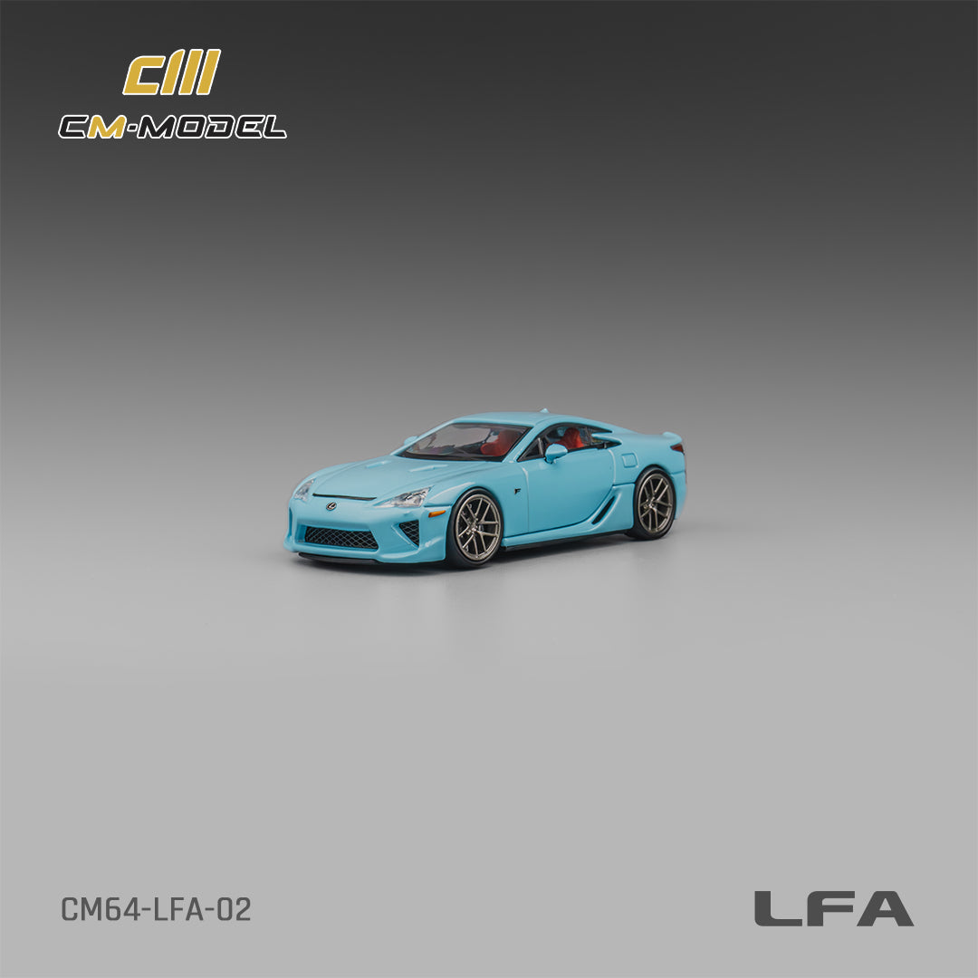 1:64 Lexus LFA Baby Blue LFA - CM Models - CM64-LFA-02