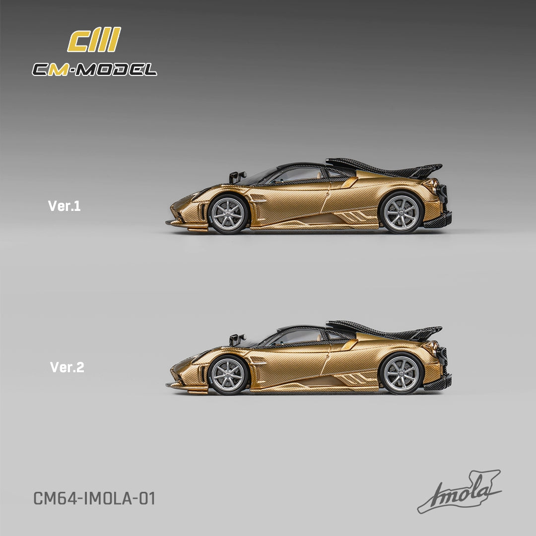 1:64 Pagani Imola Gold Fullcarbon-  CM Models - CM64-Imola-01