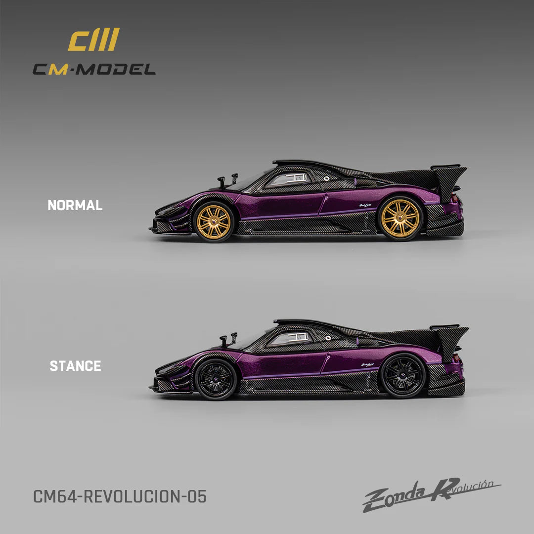 1:64 Pagani Zonda Revolucion Purple CM64-Revolucion-05