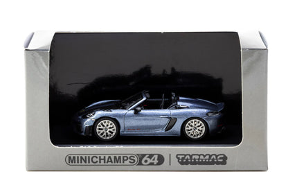 1:64 Porsche 718 Spyder RS, Vanadium Grey Metallic - Tarmac Models - TC-T64MC-008-VG