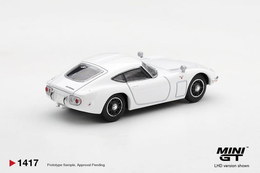 1/64 TOYOTA 2000GT PEGASUS WHITE  - Mini GT - MGT01417  ***Pre Order***