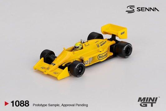 1/64 Lotus 99T #12 Ayrton Senna  1987 Monaco Grand Prix Winner - Mini GT - MGT01088