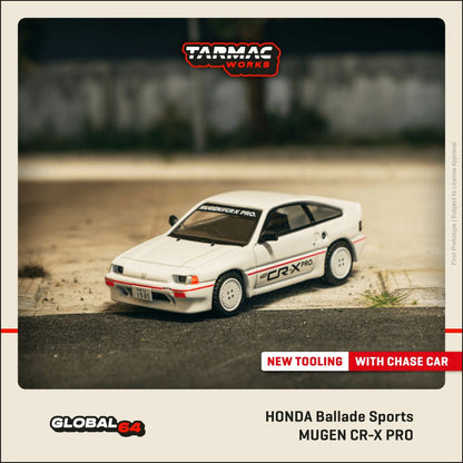 1:64 HONDA Ballade Sports MUGEN CR-X PRO White - T64G-TL058-WH