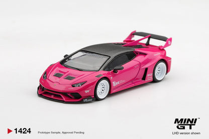 1/64 LB WORKS LAMBORGHINI HURACAN GT RUBY PURPLE - Mini GT - MGT01424  ***Pre Order***