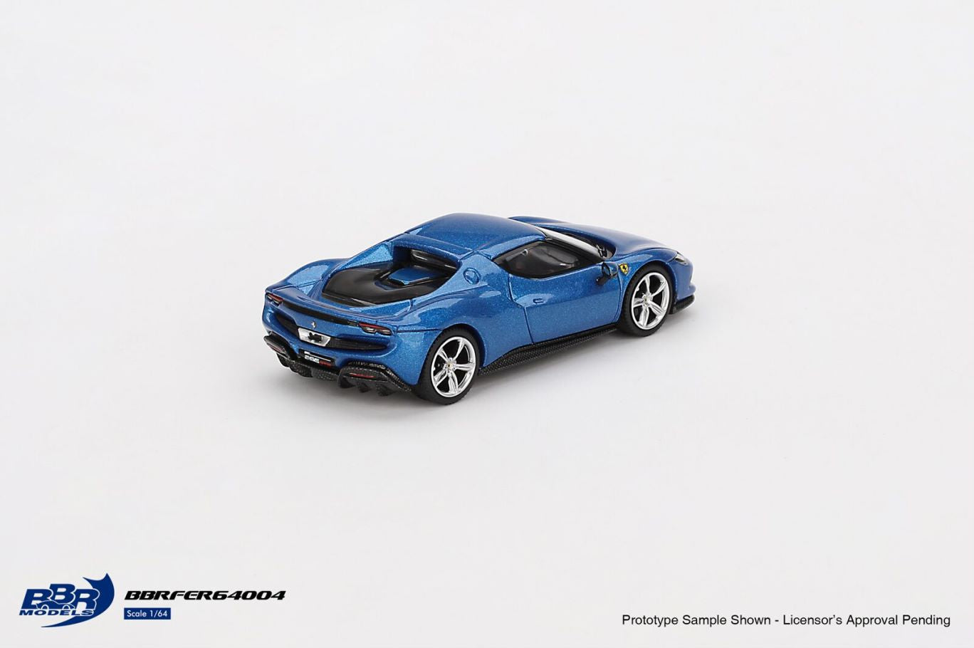 1/64 Ferrari 296 GTB Blu Corsa - BBRFER64004