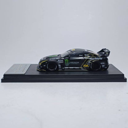 1/64 -Nissan GT-R R35 Silhouette Works Black Monster Livery - MyModelcollect