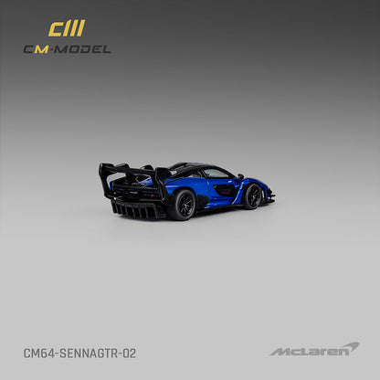 1:64 Mclaren Senna GTR Metallic blue GTR - CM64- SennaGTR-02