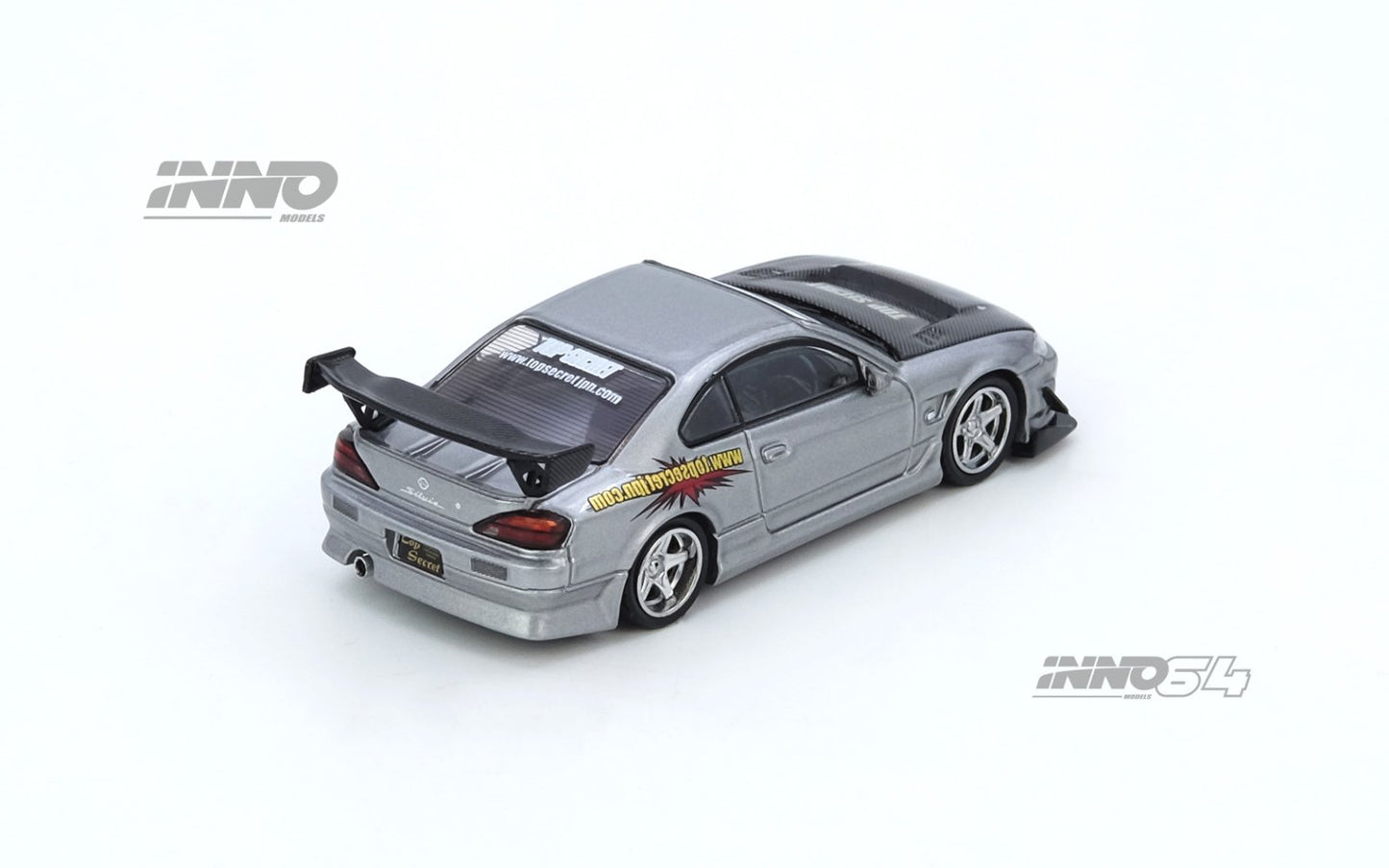 1/64 TOP SECRET SILVIA (S15) Silver - Inno64 - IN64-S15TS-SIL