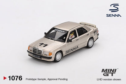 1/64 MERCEDES-BENZ 190 E 2.3-16 NO.11 AYRTON SENNA 1984 NURBURGRING RACE OF CHAMPIONS WITH FIGURE - MGT01076