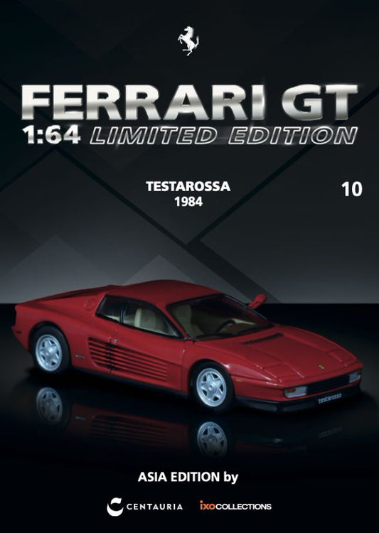 1/64 - FERRARI TESTAROSSA 1984 with English version book - IXO -IXC.FSD.FE.010-E